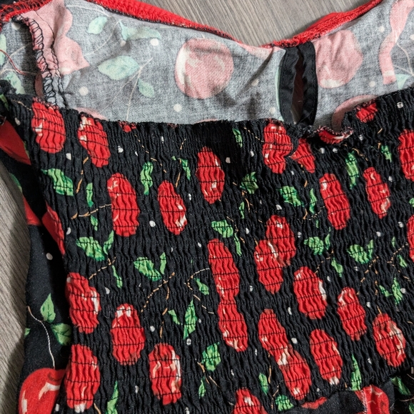 Sourpuss Retro Cherry Romper - US L - Picture 7 of 10